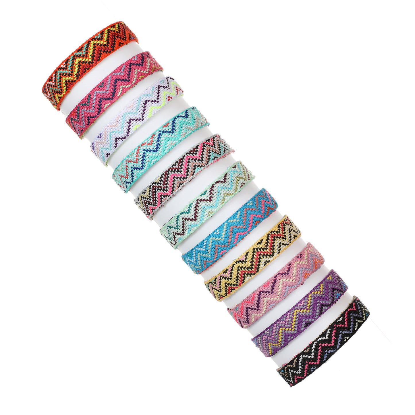 12pcs Nepali Bracelet for Women Girls Adjustable Braided Wave Bracelet Anklet Wristband Cuff Jewelry Gifts