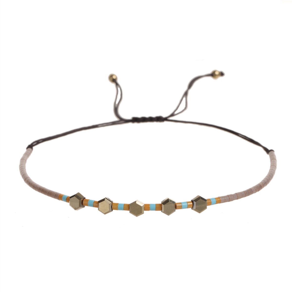 Boho Seed Beads Braied Bracelets New In Handmade Woven Bracelet for Women Men Yoga Jewelry Wristband Summer Surf Anklets