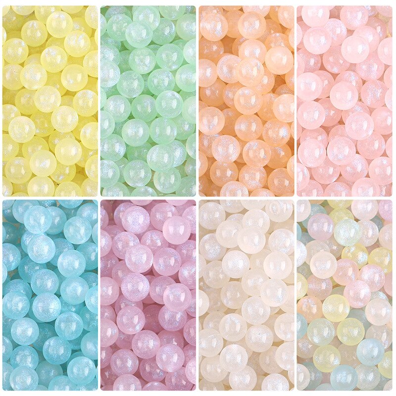 66Pcs/lot Acrylic Beads 8MM Beads for Jewelry Making Bracelets DIY Accessories Wholesale Bracelet Anklet Necklace Pendant