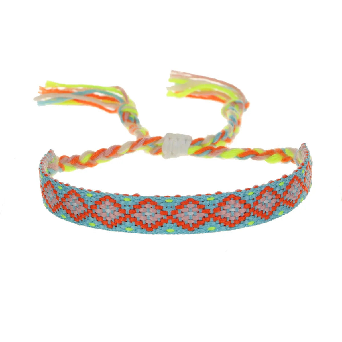 Nepal Woven Friendship Bracelets Adjustable Braided Bracelets with A Sliding Knot Closure for Kid Women Men Waterproof Anklets