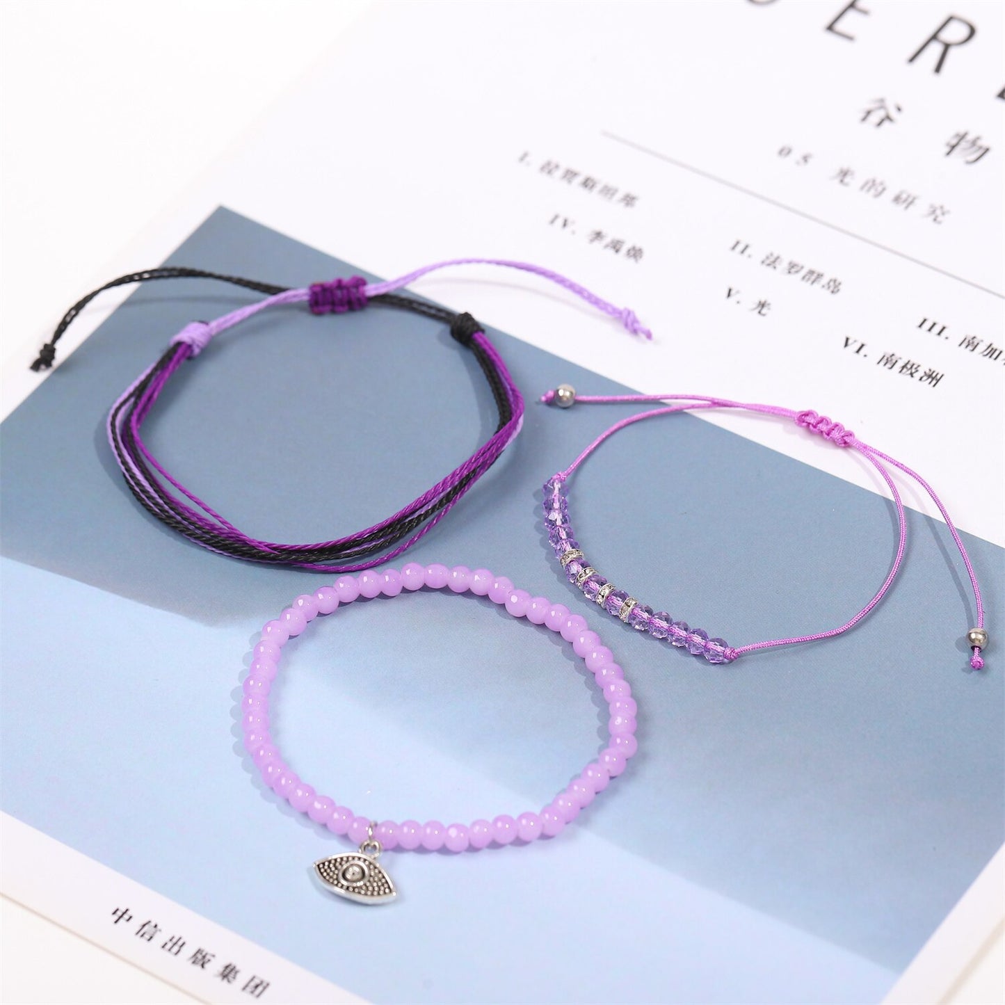 3pcs Summer Beach Shell Friendship Bracelets Adjustable Woven Braided Bracelet Surfer String Bracelets Wrist Cord for Women Men