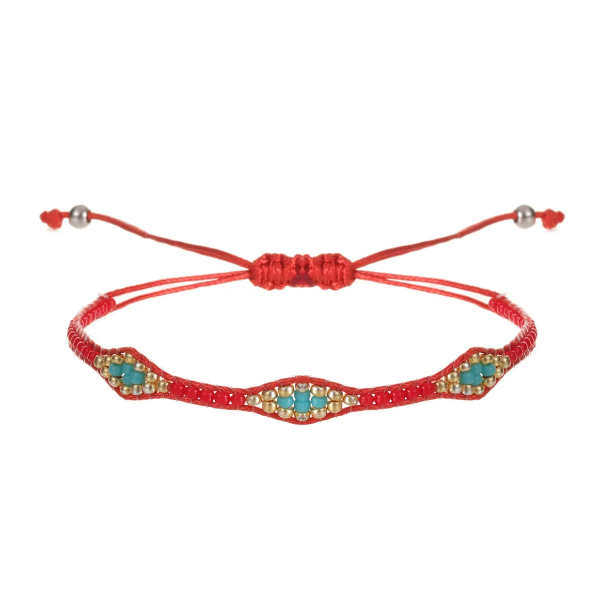 Fashion Seed Beads Bracelet for Women Girls Handmade Braid Adjustable Chain Charm Bracelets&bangle Jewelry