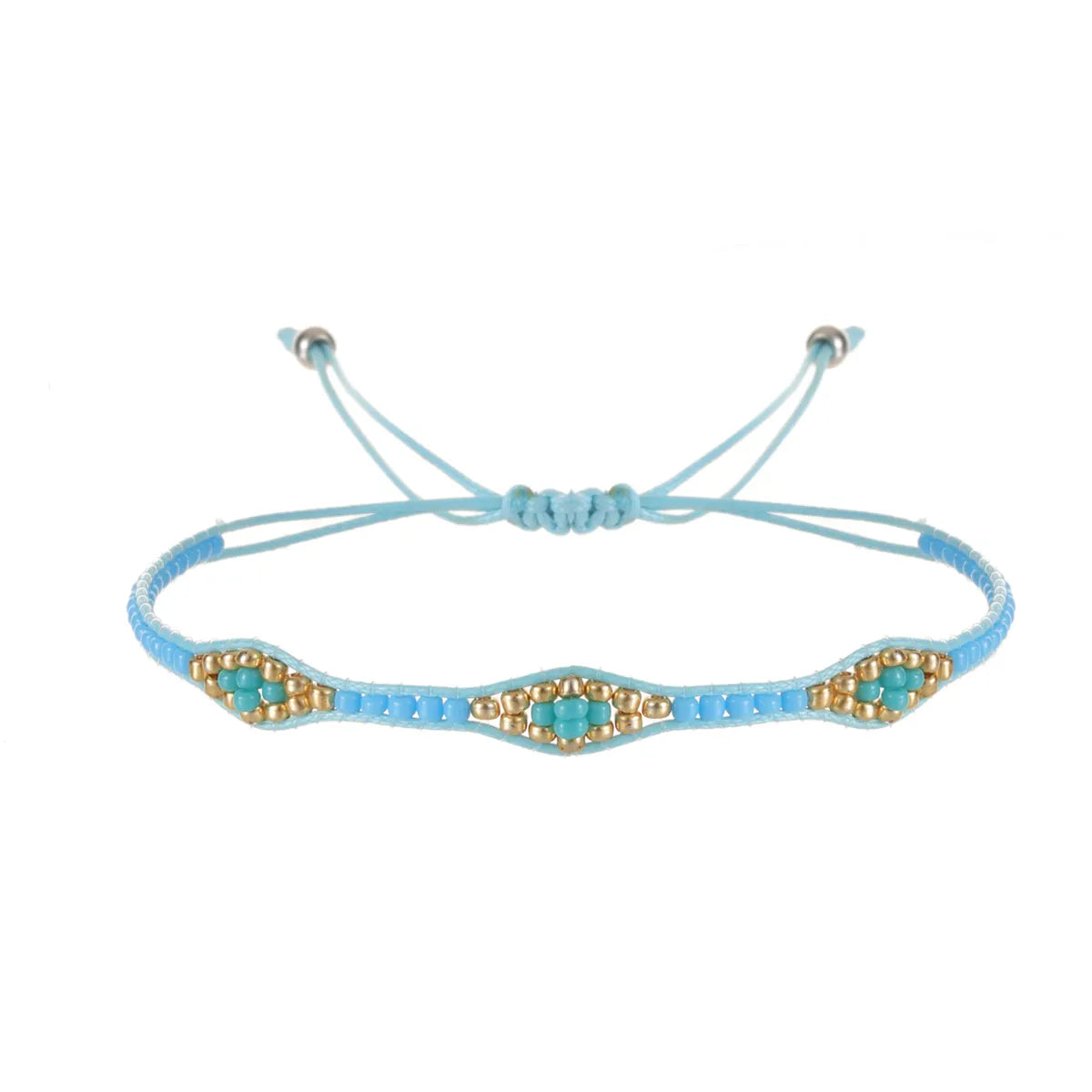 Fashion Seed Beads Bracelet for Women Girls Handmade Braid Adjustable Chain Charm Bracelets&bangle Jewelry