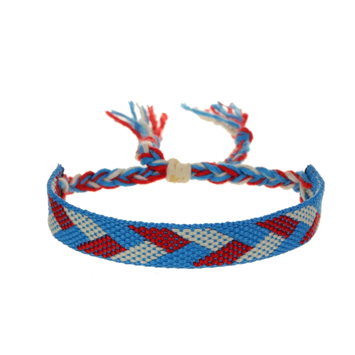Nepal Woven Friendship Bracelets Adjustable Braided Bracelets Woven String Bracelet with Sliding Knot Closure for Kids Women Men