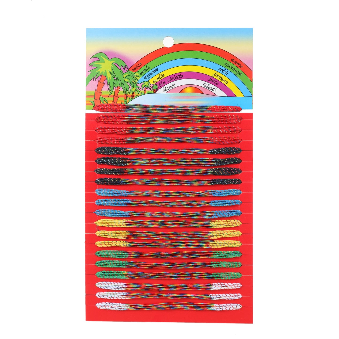 100Pcs Waterproof Wax Thread Braided Bracelets for Men Tibetan Buddha Lucky Bracelet Couple Bangle Friendship Jewelry Wholesale