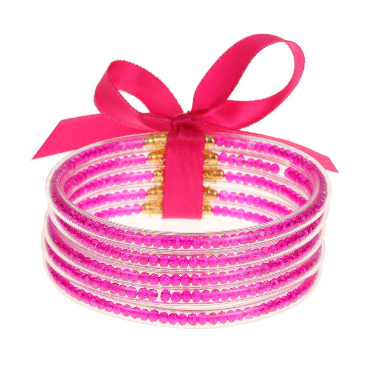 Multilayer Glitter Jelly Bangles Bracelets Glitter Filled Jelly Silicone Bracelets for Women Girls Cuffed Wristbands Jewellery