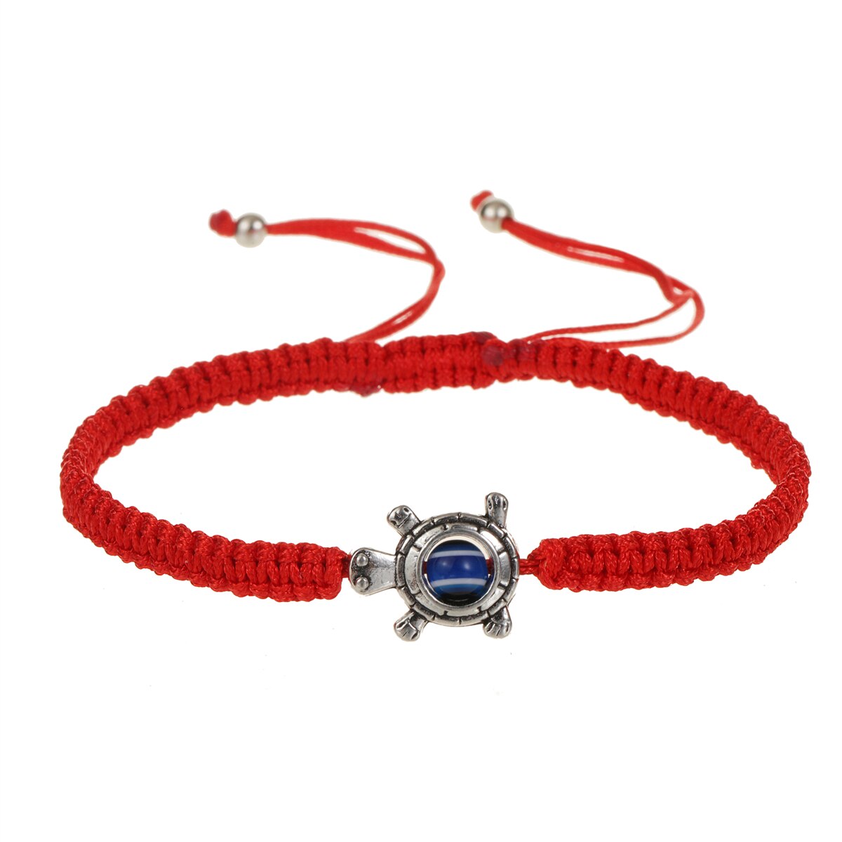 Fashion Fatima Hand Pendant Red Rope Chain Bracelet Handmade Braided Owl Turtle Charm Bracelets for Women Girl Cuff Yoga Jewelry