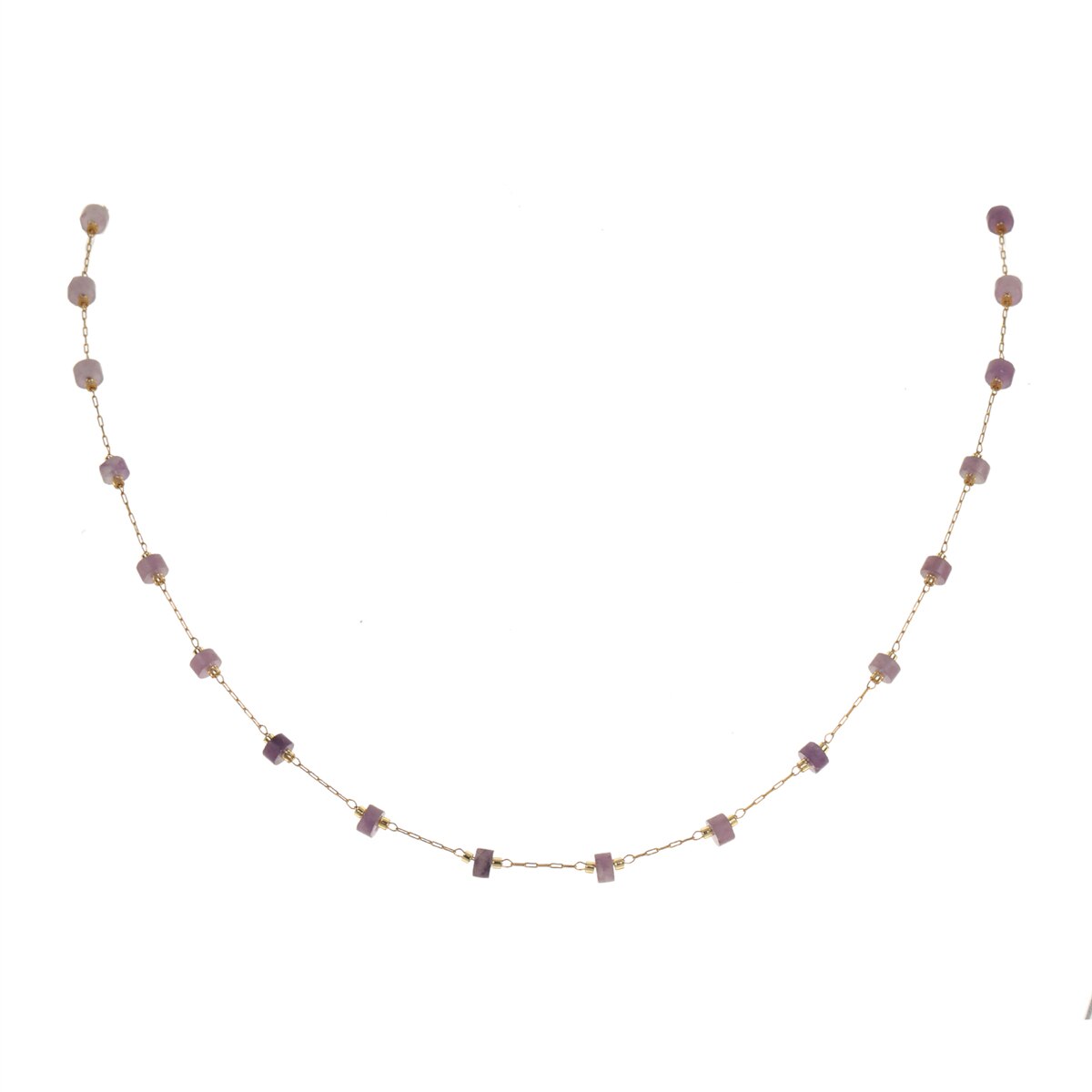 Minimalist Fashion Evil Eye Beads Necklace for Women Girls Flower Stars Stainless Steel Chain Necklace Jewelry