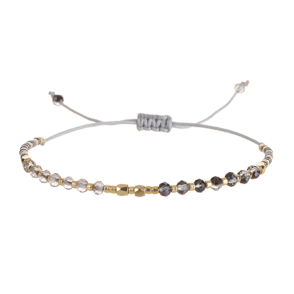 Fashion Glass Crystal Beaded Bracelets for Women Men Bracelet Beads Anklet Wrist Strap Ankle Jewelry Gift