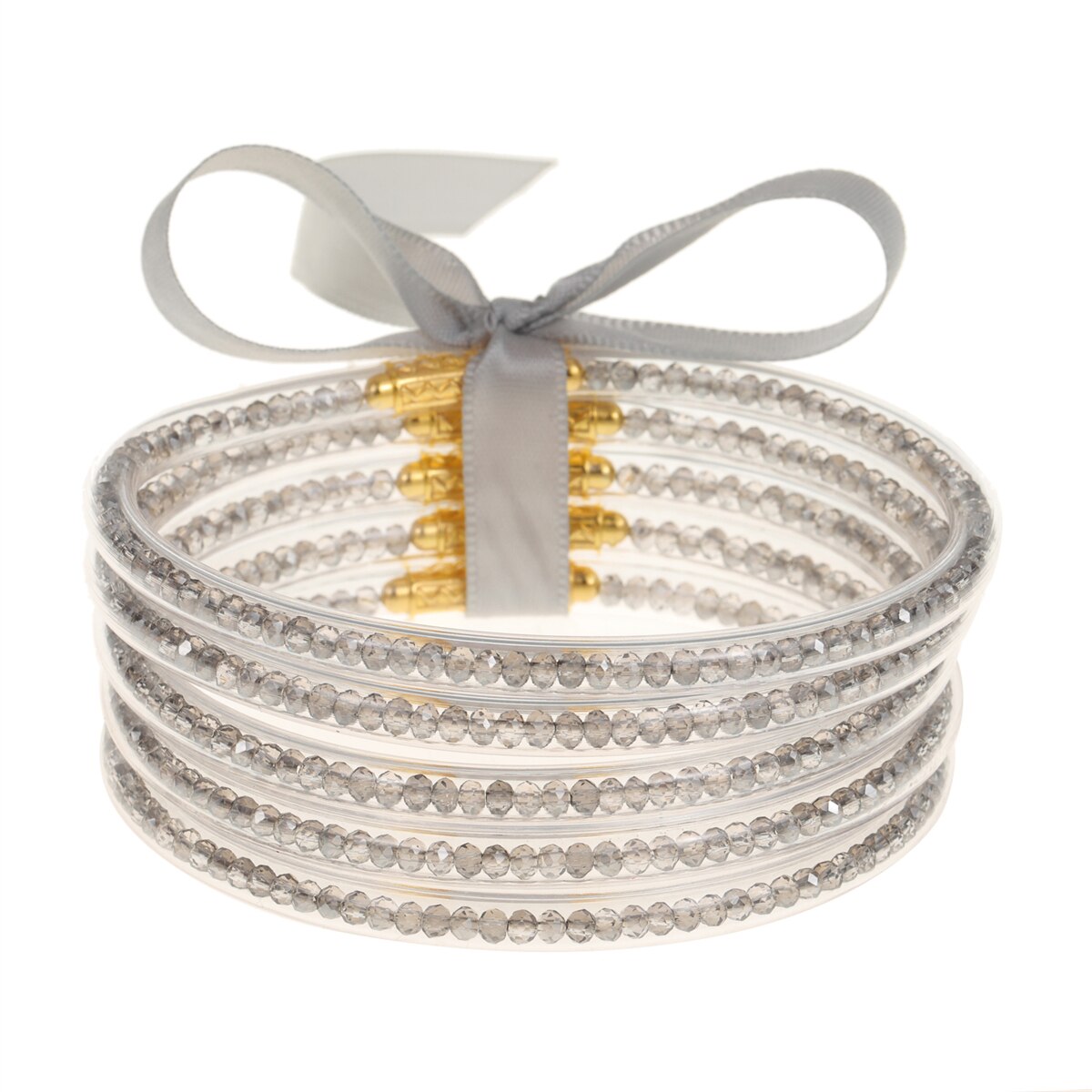Multilayer Glitter Jelly Bangles Bracelets Glitter Filled Jelly Silicone Bracelets for Women Girls Cuffed Wristbands Jewellery