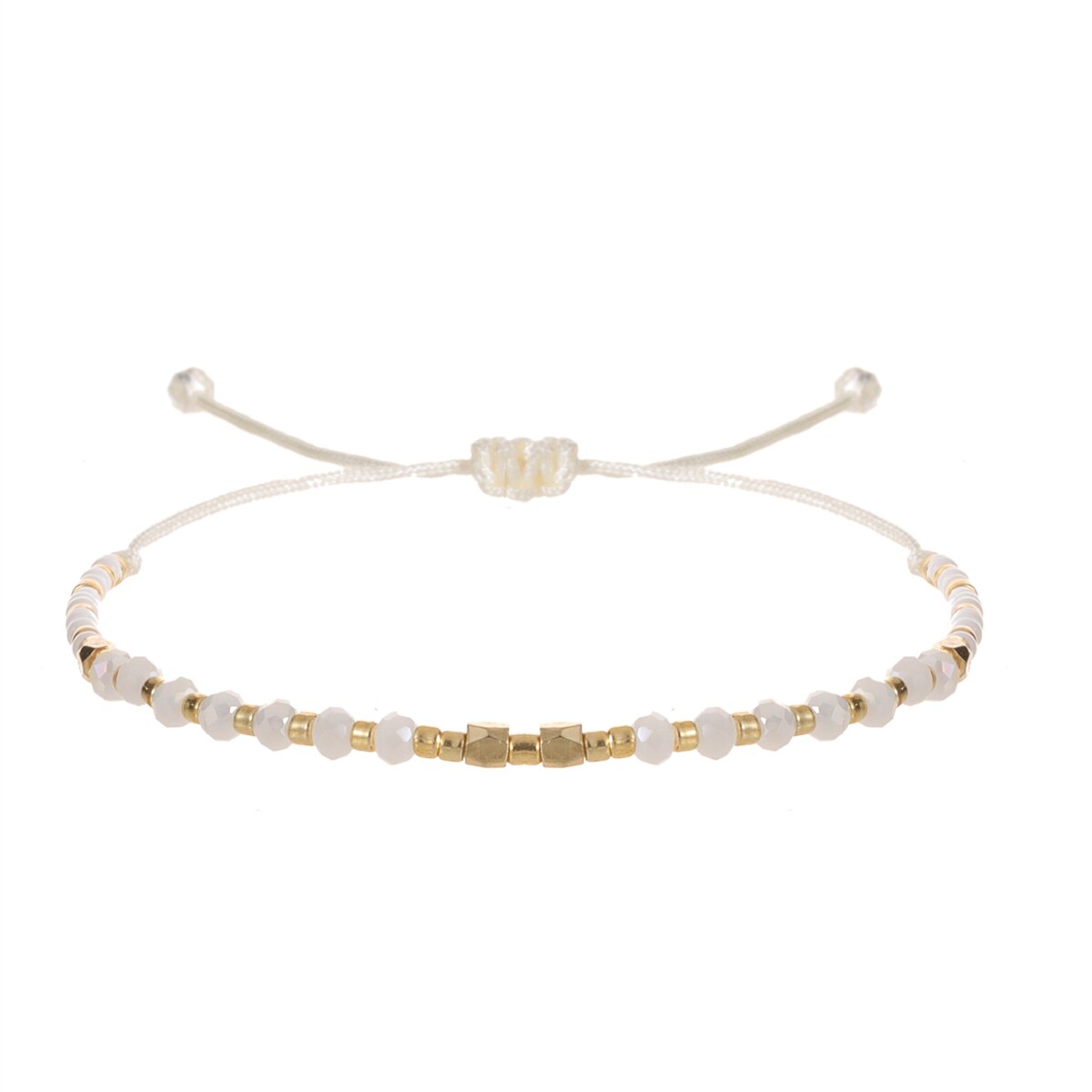 Fashion Glass Crystal Beaded Bracelets for Women Men Bracelet Beads Anklet Wrist Strap Ankle Jewelry Gift