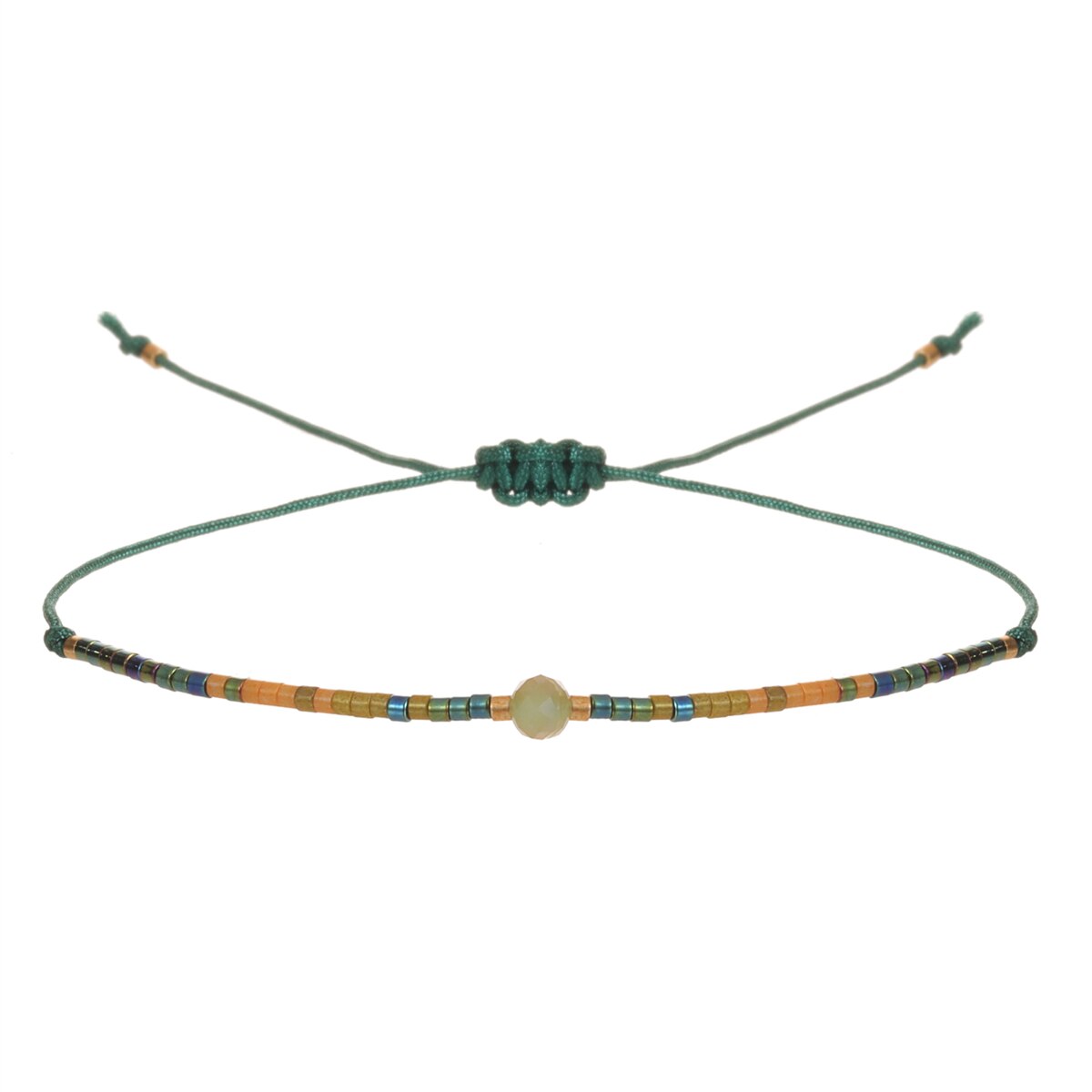 Handmade Pearl Bracelet & Bangle for Women Men Faceted Crystal Beads Pendant Adjustable Charm Stacking Femme Pulsera