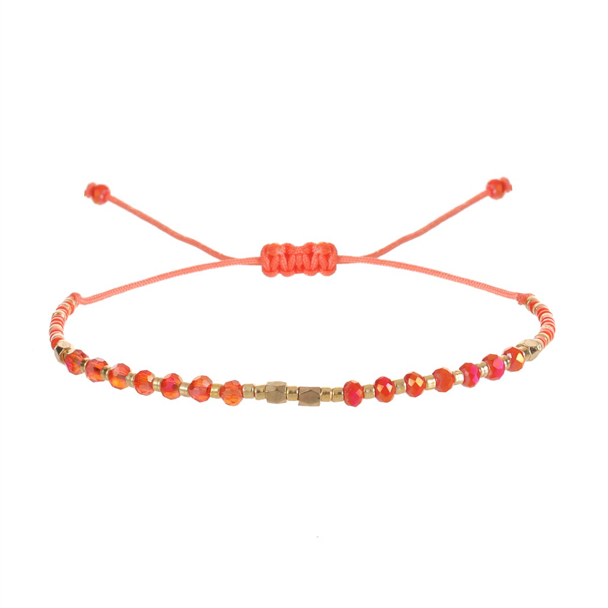 Fashion Glass Crystal Beaded Bracelets for Women Men Bracelet Beads Anklet Wrist Strap Ankle Jewelry Gift