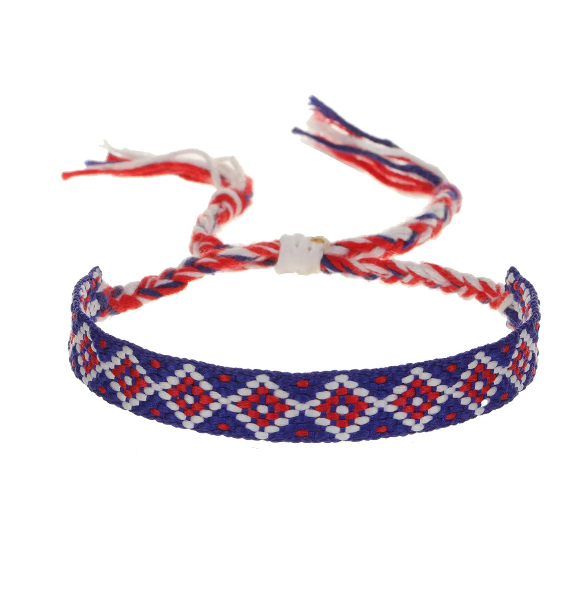 Nepal Woven Friendship Bracelets Adjustable Braided Bracelets with A Sliding Knot Closure for Kid Women Men Waterproof Anklets