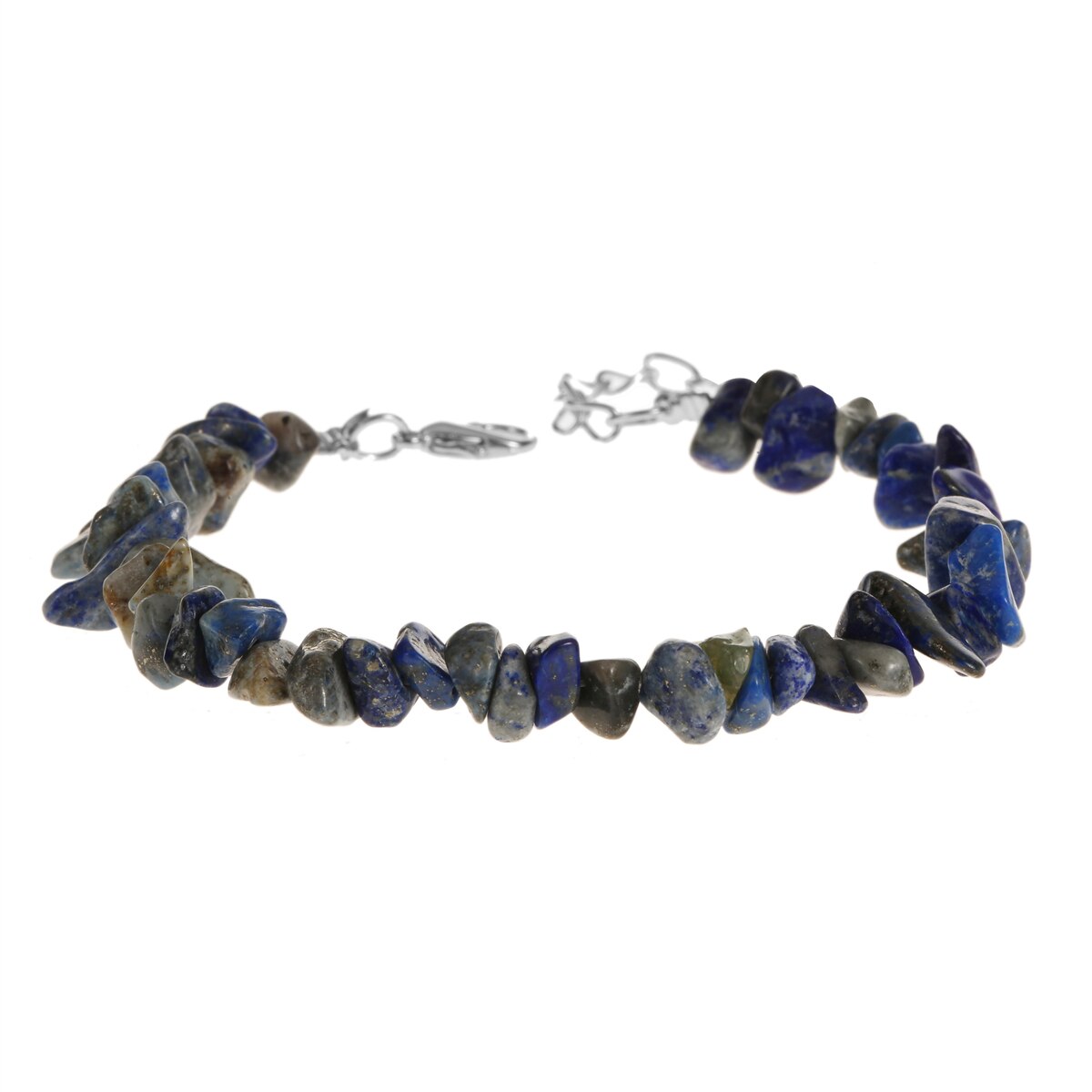 1pc Natural Stone Chakra Crystal Healing Gemstone Stretch Bracelets Tumble Polished Align Increase Communication Reiki Bracelets