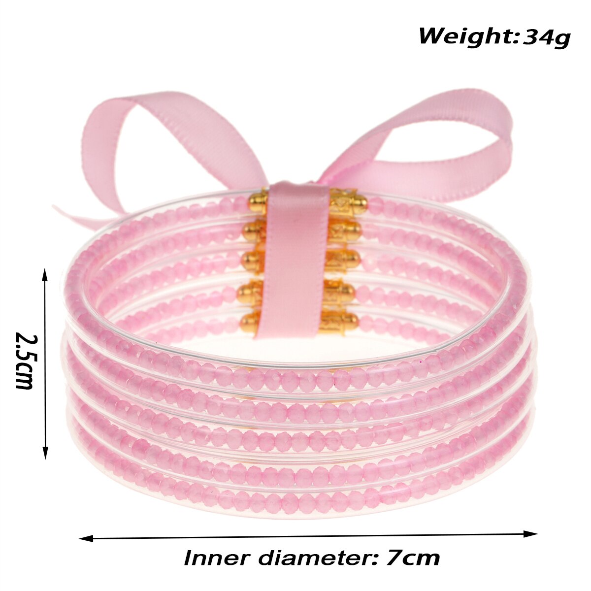 Multilayer Glitter Jelly Bangles Bracelets Glitter Filled Jelly Silicone Bracelets for Women Girls Cuffed Wristbands Jewellery