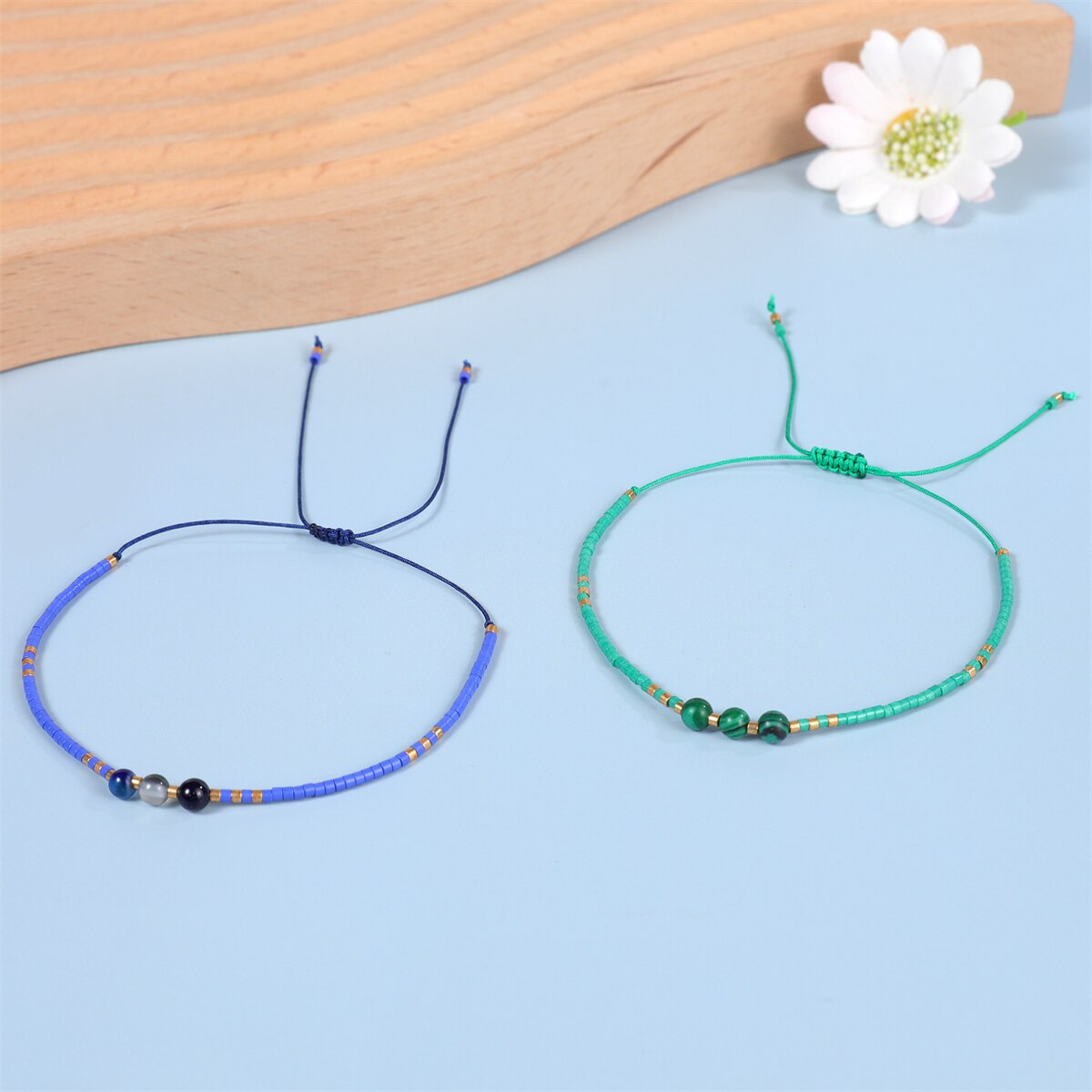 Boho Seed Beads Braied Bracelets New In Handmade Woven Bracelet for Women Men Yoga Jewelry Wristband Summer Surf Anklets