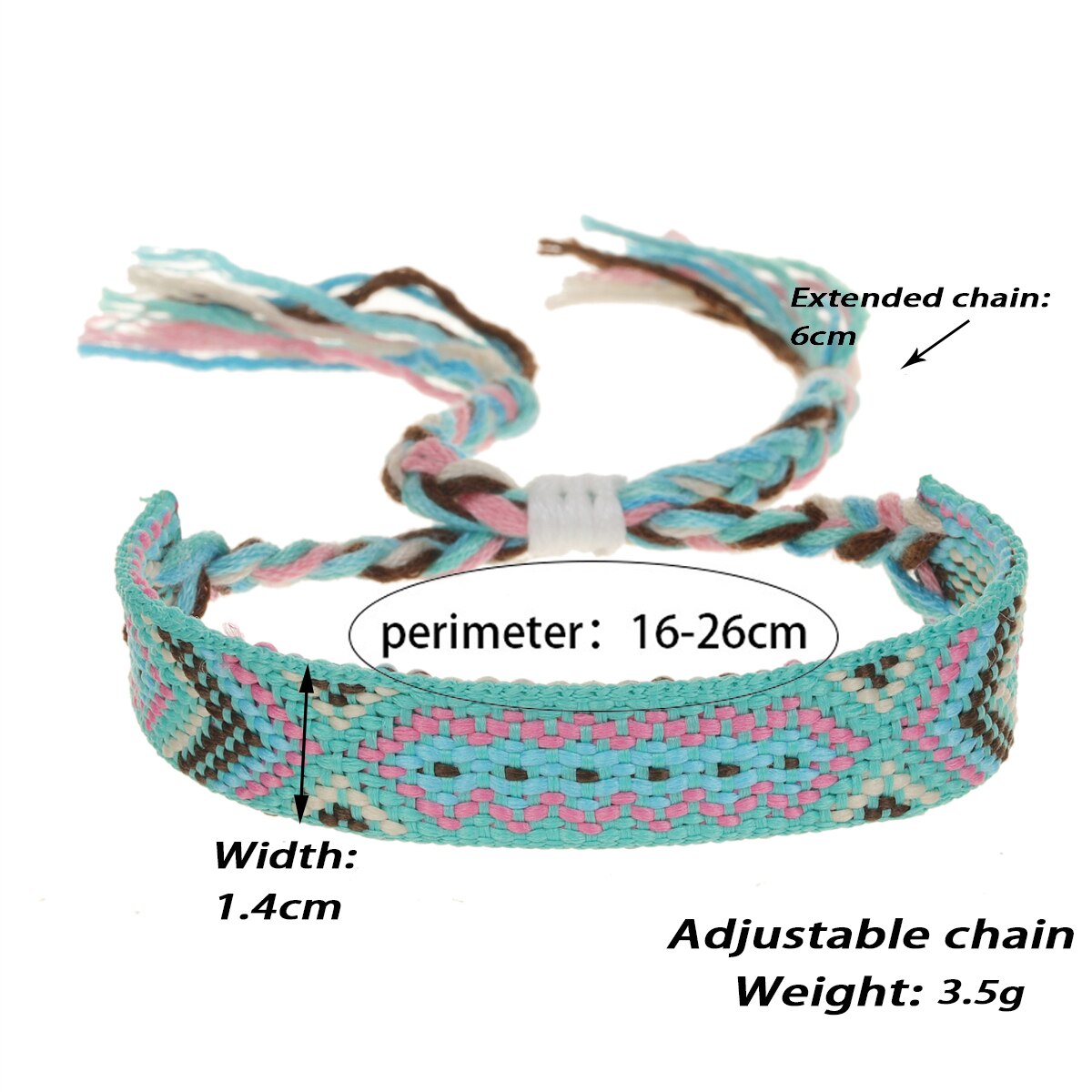 Woven Bracelet Bulk for Women, Kids & Girls - Nepal Style Friendship Bracelets Handmade Braided Rope Wrist String Chain