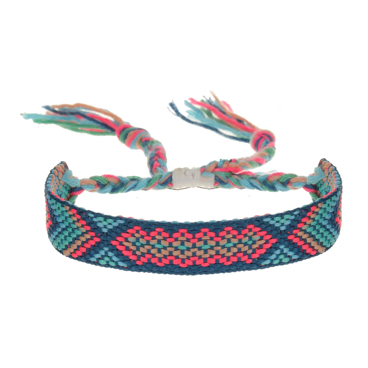 Nepal Woven Friendship Bracelets Adjustable Braided Bracelets with A Sliding Knot Closure for Kid Women Men Waterproof Anklets