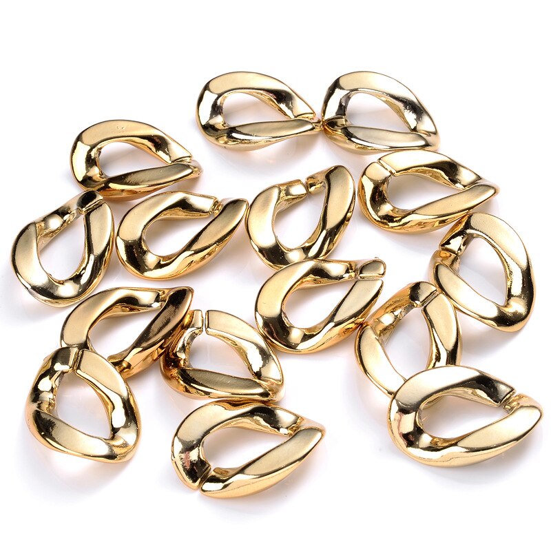 30pcs/lot Gold/silver Color Geometric Distortion Metal Circle Pendants for DIY Making Earrings Necklaces Jewelry Accessories
