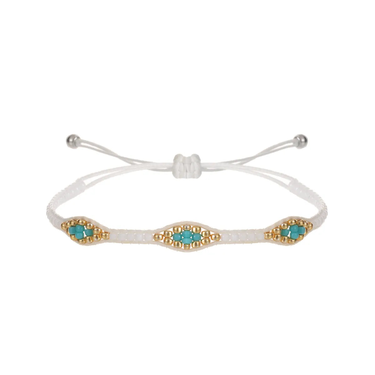 Fashion Seed Beads Bracelet for Women Girls Handmade Braid Adjustable Chain Charm Bracelets&bangle Jewelry