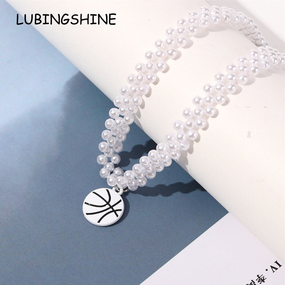 Vintage Pearl Necklaces for Women Fashion Big Pearl Chain Necklace New Personality Statement Jewelry Choker Collar Gifts