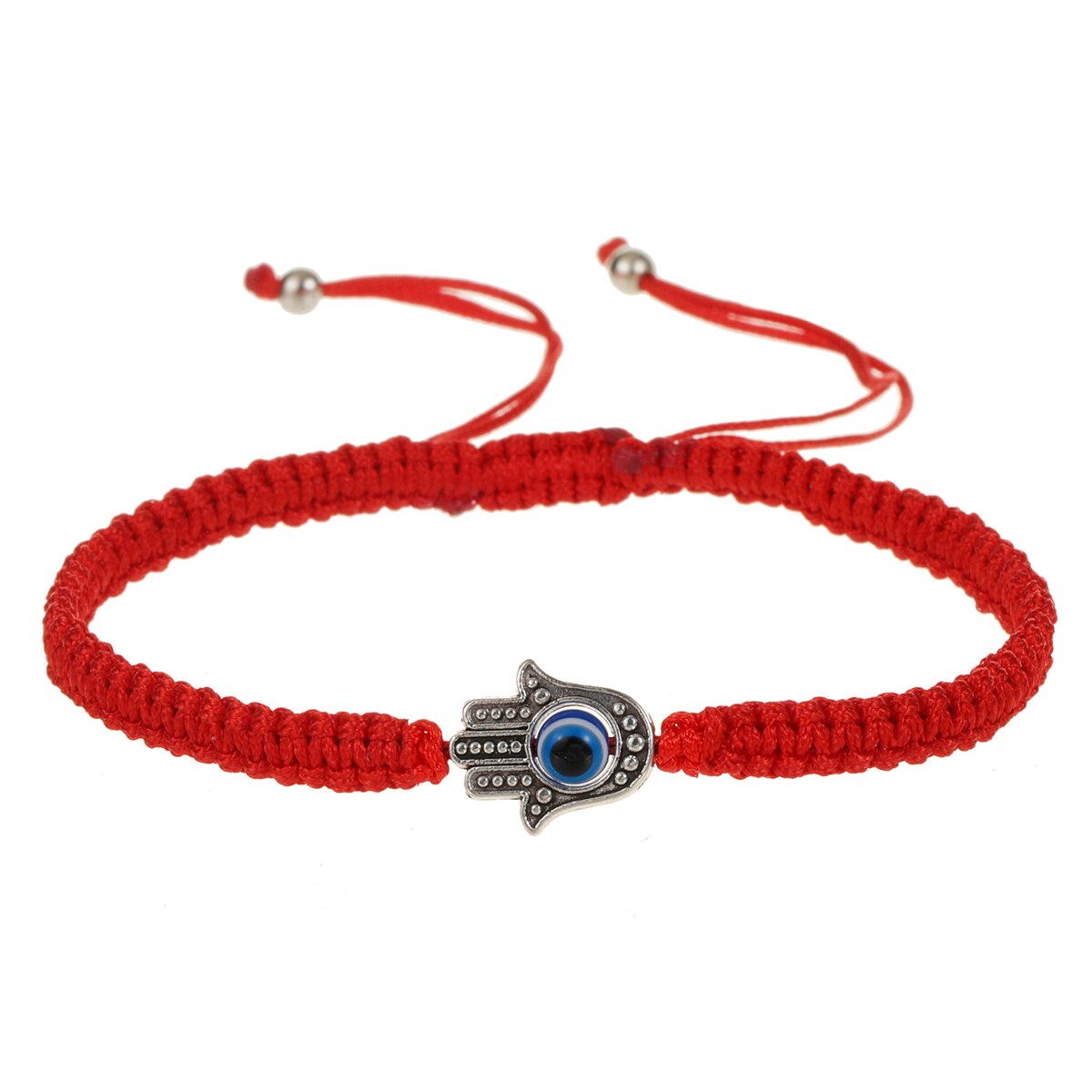 Fashion Fatima Hand Pendant Red Rope Chain Bracelet Handmade Braided Owl Turtle Charm Bracelets for Women Girl Cuff Yoga Jewelry
